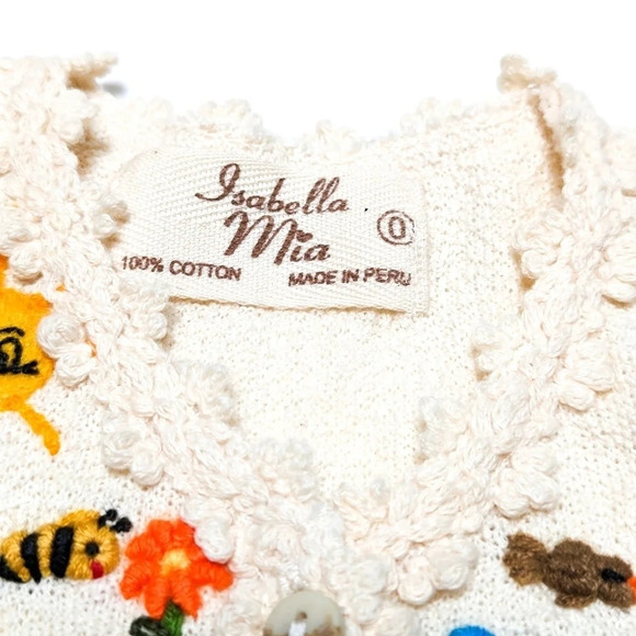 Isabella Mia Knit Dress Made in Peru size 0 (9-12 Mos) - Picture 5 of 7